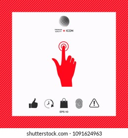 Hand click icon
