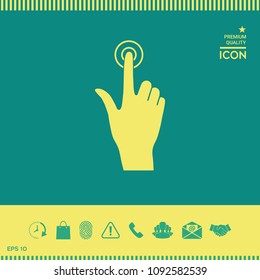 Hand click icon