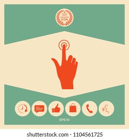 Hand click icon