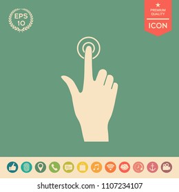 Hand click icon