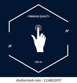 Hand click icon