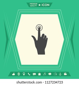 Hand click icon