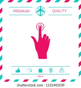 Hand click icon