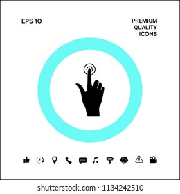 Hand click icon