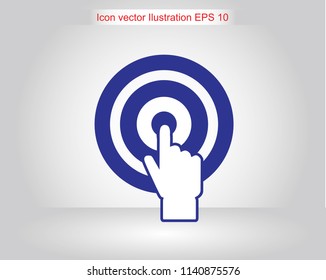 Hand click icon 