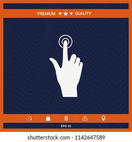 Hand click icon