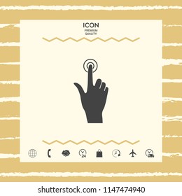 Hand click icon