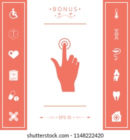Hand click icon