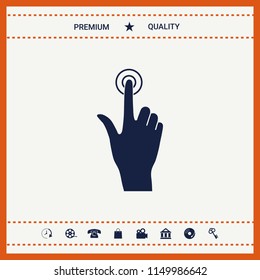 Hand click icon