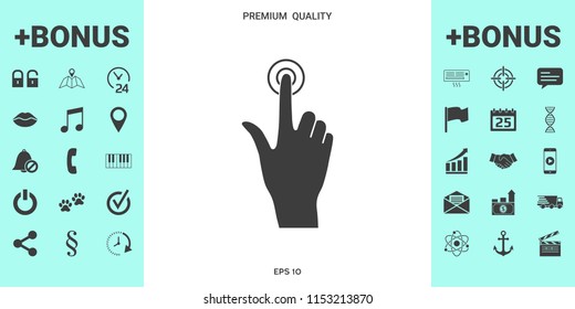 Hand click icon