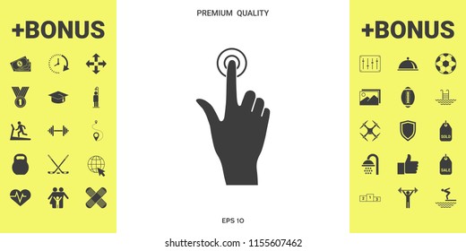 Hand click icon