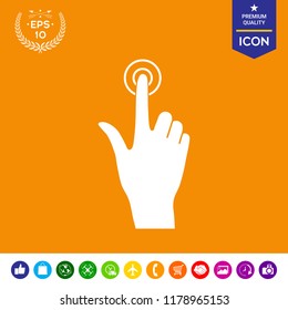 Hand click icon