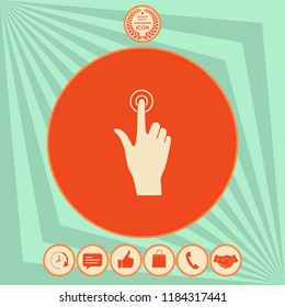 Hand click icon