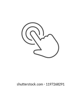 Hand click icon
