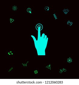 Hand click icon
