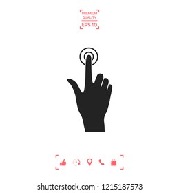 Hand click icon