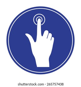 Hand click icon.
