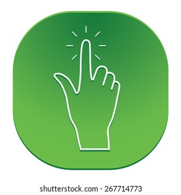 Hand click icon.
