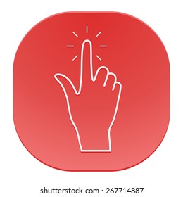 Hand click icon.