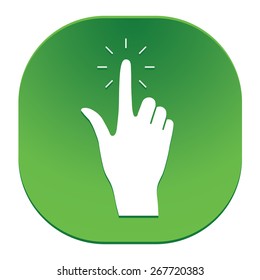 Hand click icon.