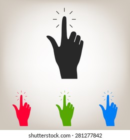 Hand click icon