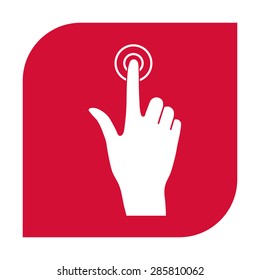 Hand click icon.