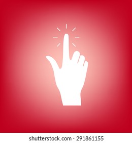 Hand click icon.