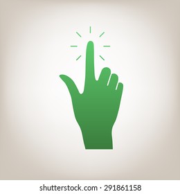 Hand click icon.