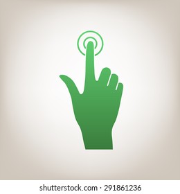 Hand click icon.