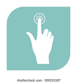 Hand click icon.
