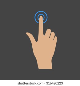 Hand Click Icon.