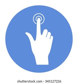 Hand click icon.