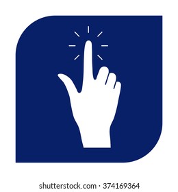 Hand click icon.