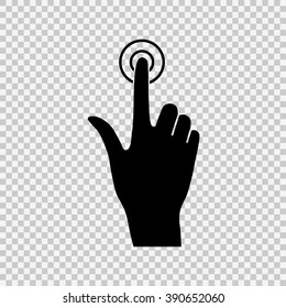 Hand click icon.