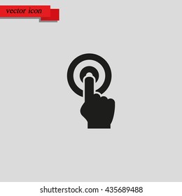 Hand click icon.