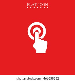 Hand click icon.