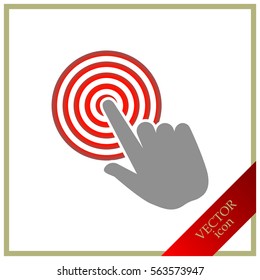 Hand click icon.