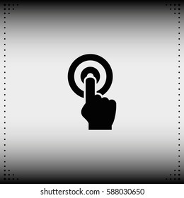 Hand click icon.