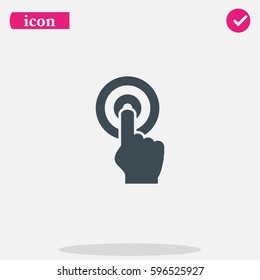 Hand click icon.