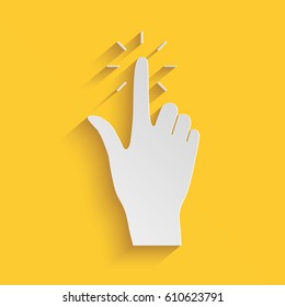 Hand click, icon