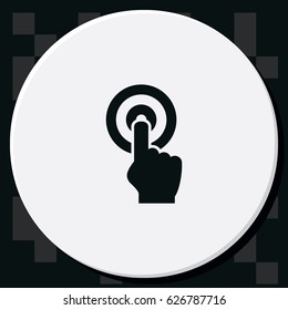 Hand click icon.