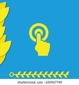 Hand click icon.