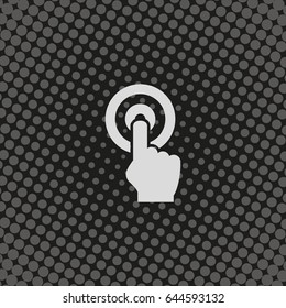 Hand click icon.