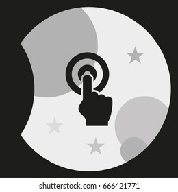 Hand click icon.