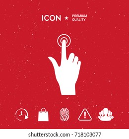 Hand click icon
