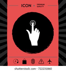 Hand click icon