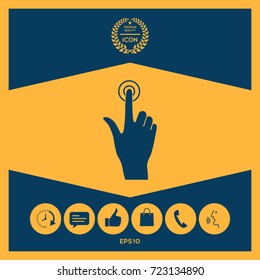 Hand click icon