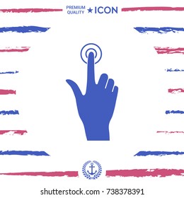 Hand click icon