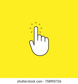 Hand click icon 