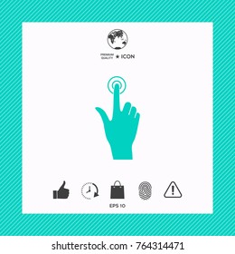 Hand click icon